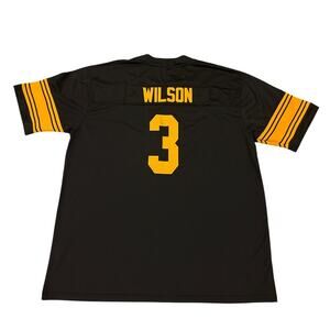 Pittsburg Steelers Russell Wilson #3 Football Jersey Mens Sz 3XL Black Unbranded
